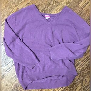 Purple j-crew sweater - size small - only worn a few times!!!